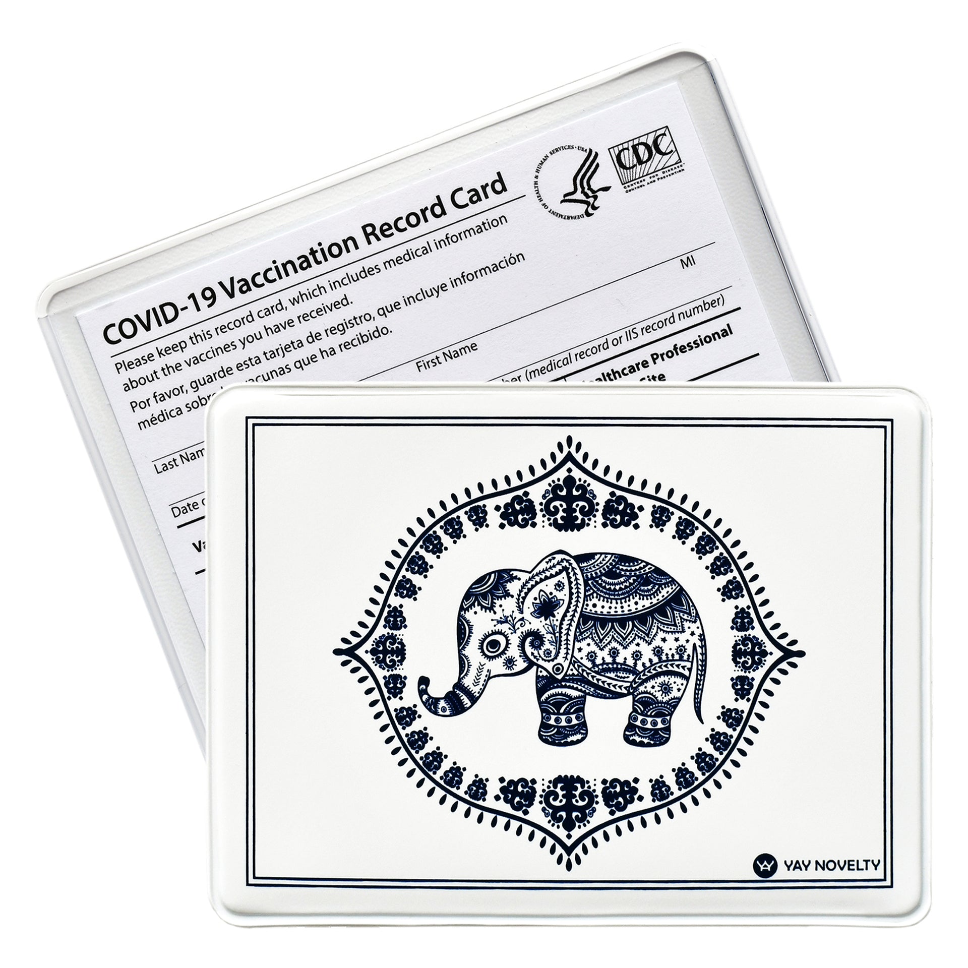 YAY Novelty Vaccination Card Holder / Protector