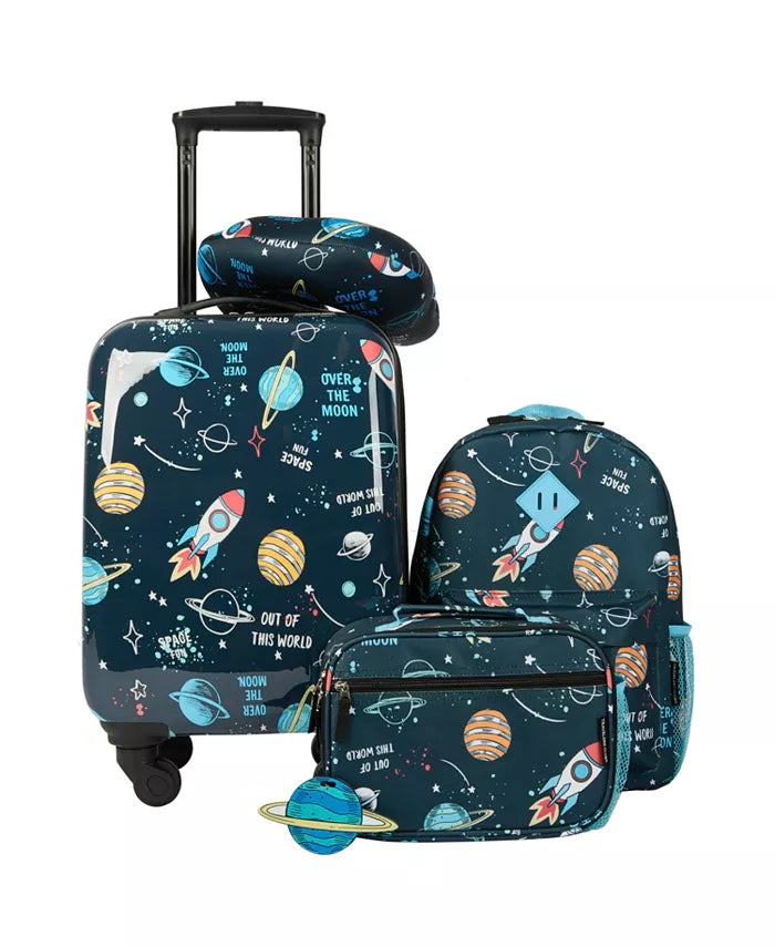 Kids 4 wheel suitcase on sale