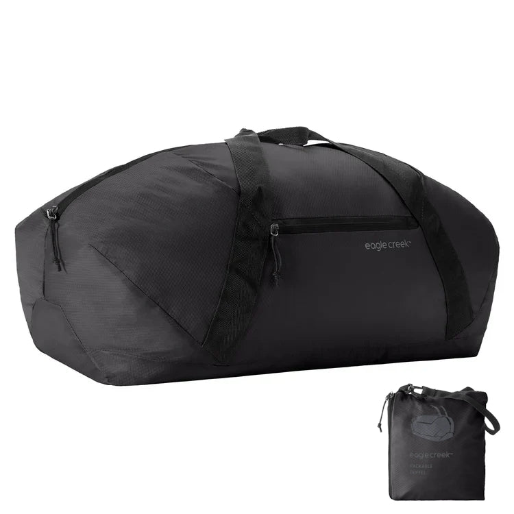 eagle creek mini black and grey backpack Eagle Creek Packable Duffel Bag Black