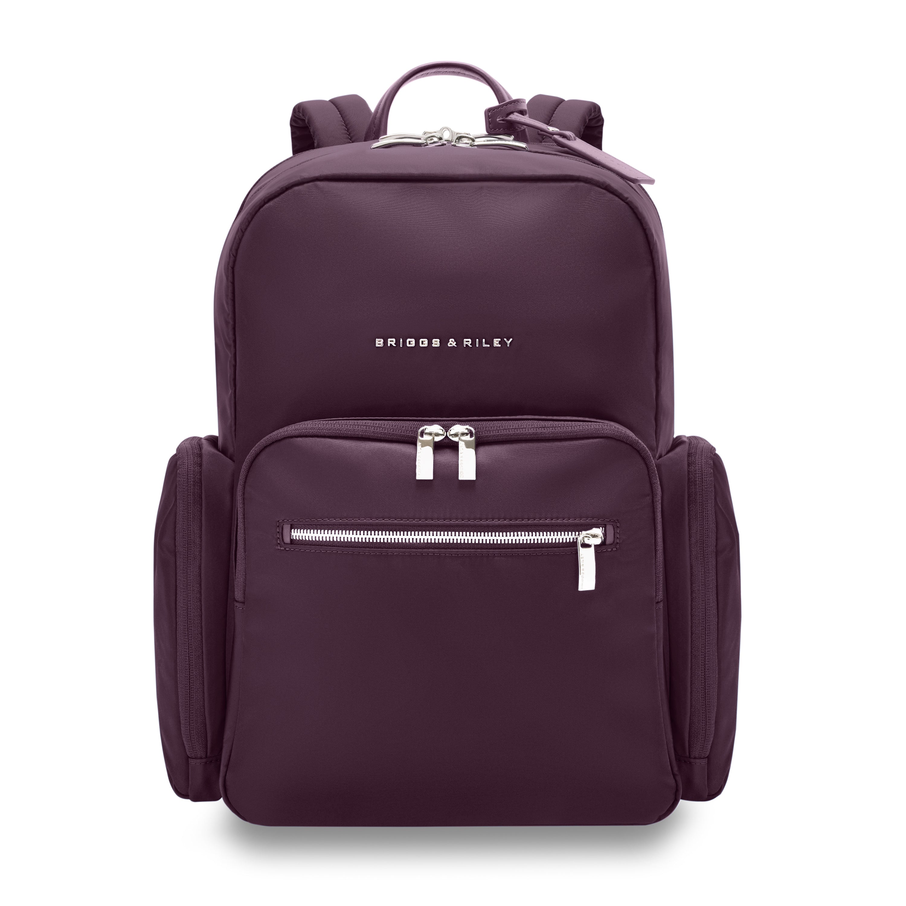 Briggs & Riley plum burgundy rhapsody backpack Briggs & Riley Rhapsody Medium Backpack - Plum – Irv main image 4