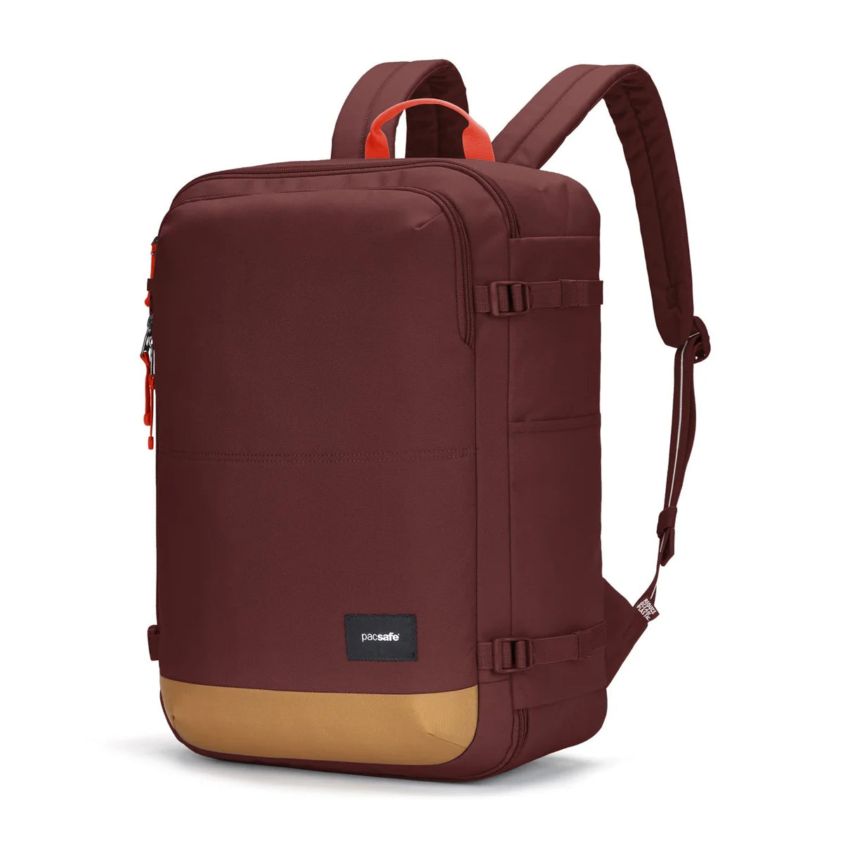 Pacsafe® GO Anti-theft 34L Carryon Backpack - Garnet Red  display picture 3