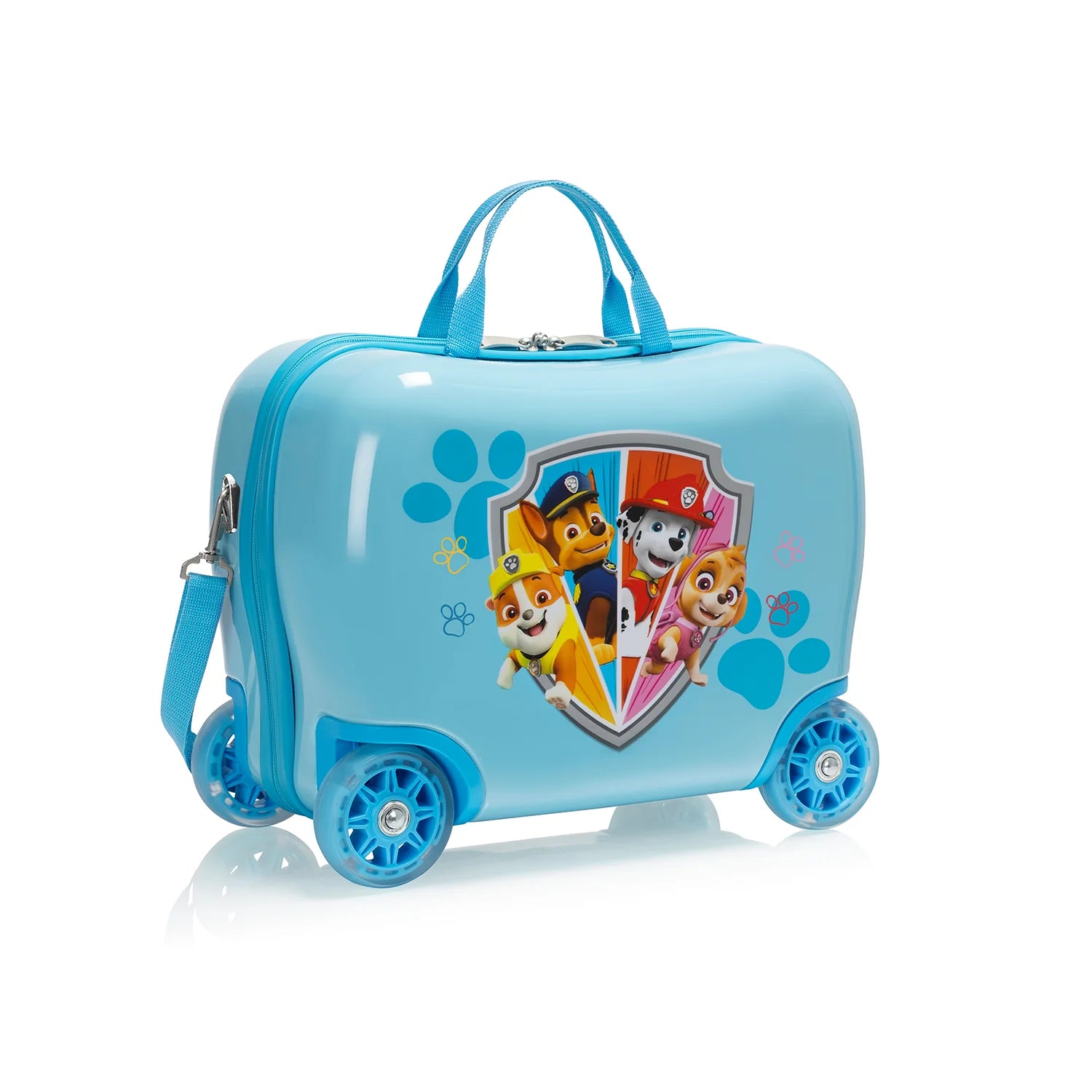 Heys America Paw Patrol Ride on Luggage with Light up Wheels Irv s Luggage