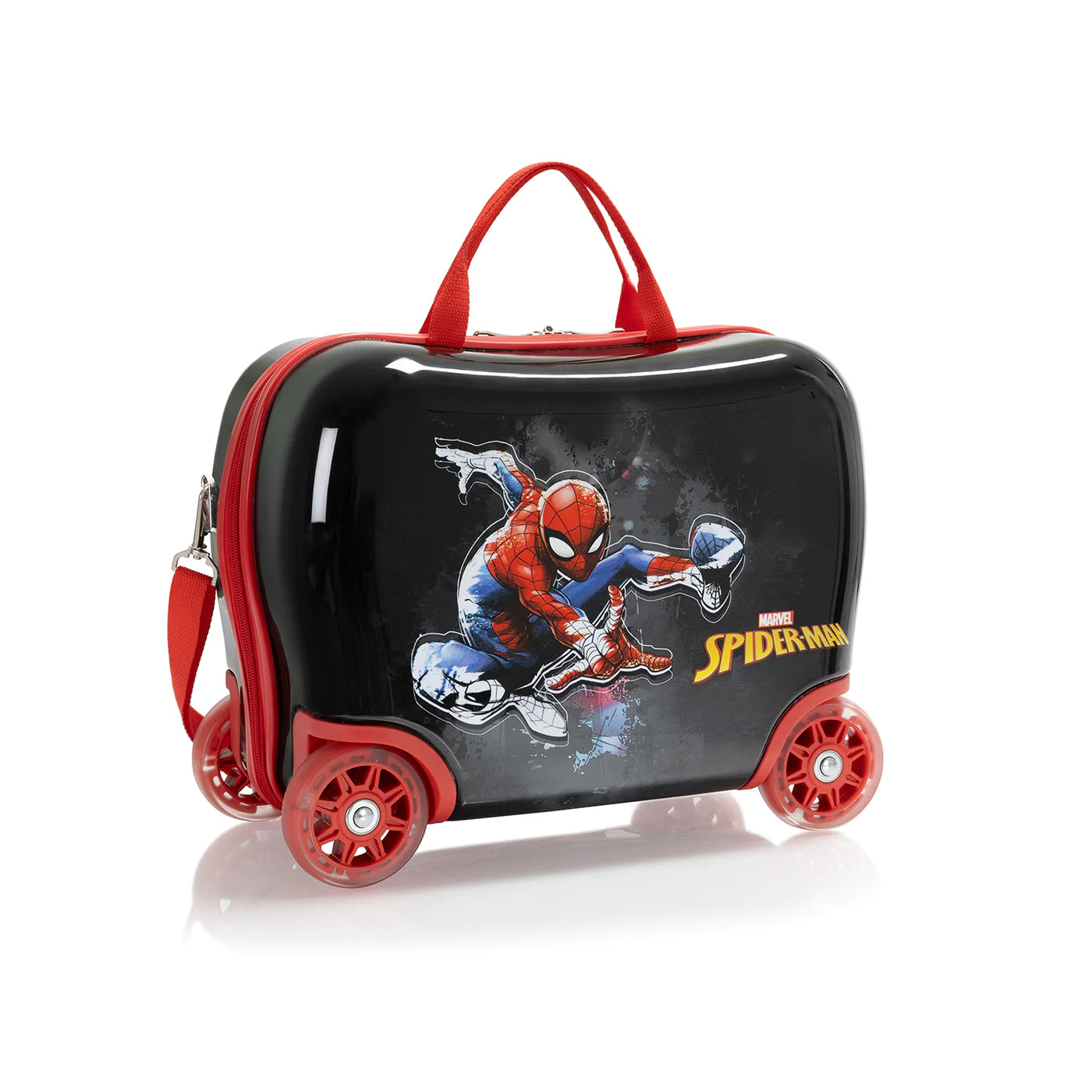 Heys America Spiderman Ride-on Luggage with Light-up Wheels Heys America Spiderman Ride-on Luggage with Light-up Wheels