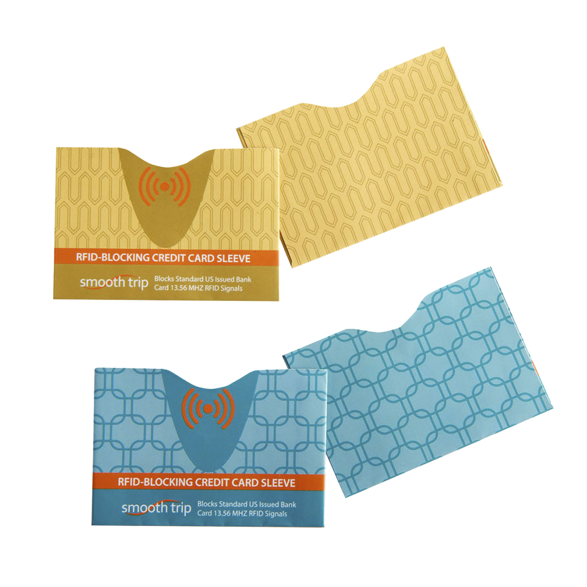 Talus RFID Blocking Credit Card Sleeves, Set of 2 Irv's Luggage Talus RFID Blocking Credit Card Sleeves, Set of 2 Irv's Luggage