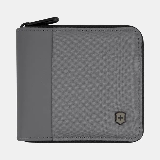 Victorinox RFID Travel Essentials Zip-Around Wallet - Frost Gray
