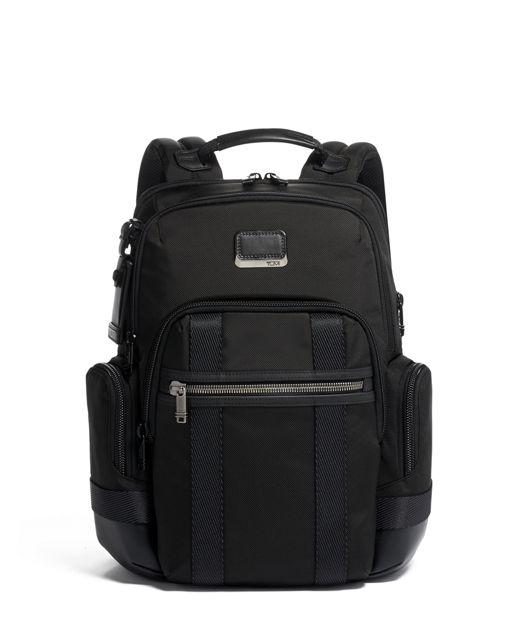 TUMI Alpha Bravo Nathan Expandable Backpack - Black – Irv's Luggage