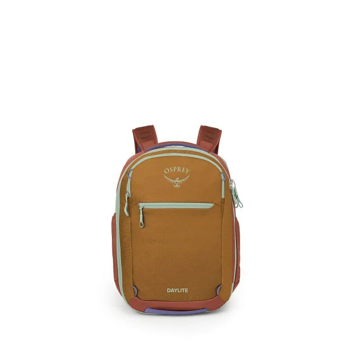 brown osprey bag Aoede SyncPack-Magma inch laptop sleeve front mesh water bottle pocket breathable AirScape technology and an easy Osprey Daylite Expandable Travel Pack
