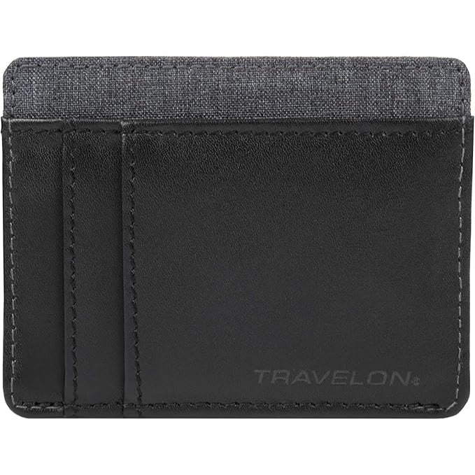 Travelon RFID Blocking Cash & Card Sleeve - Black Travelon RFID Blocking Cash & Card Sleeve - Black