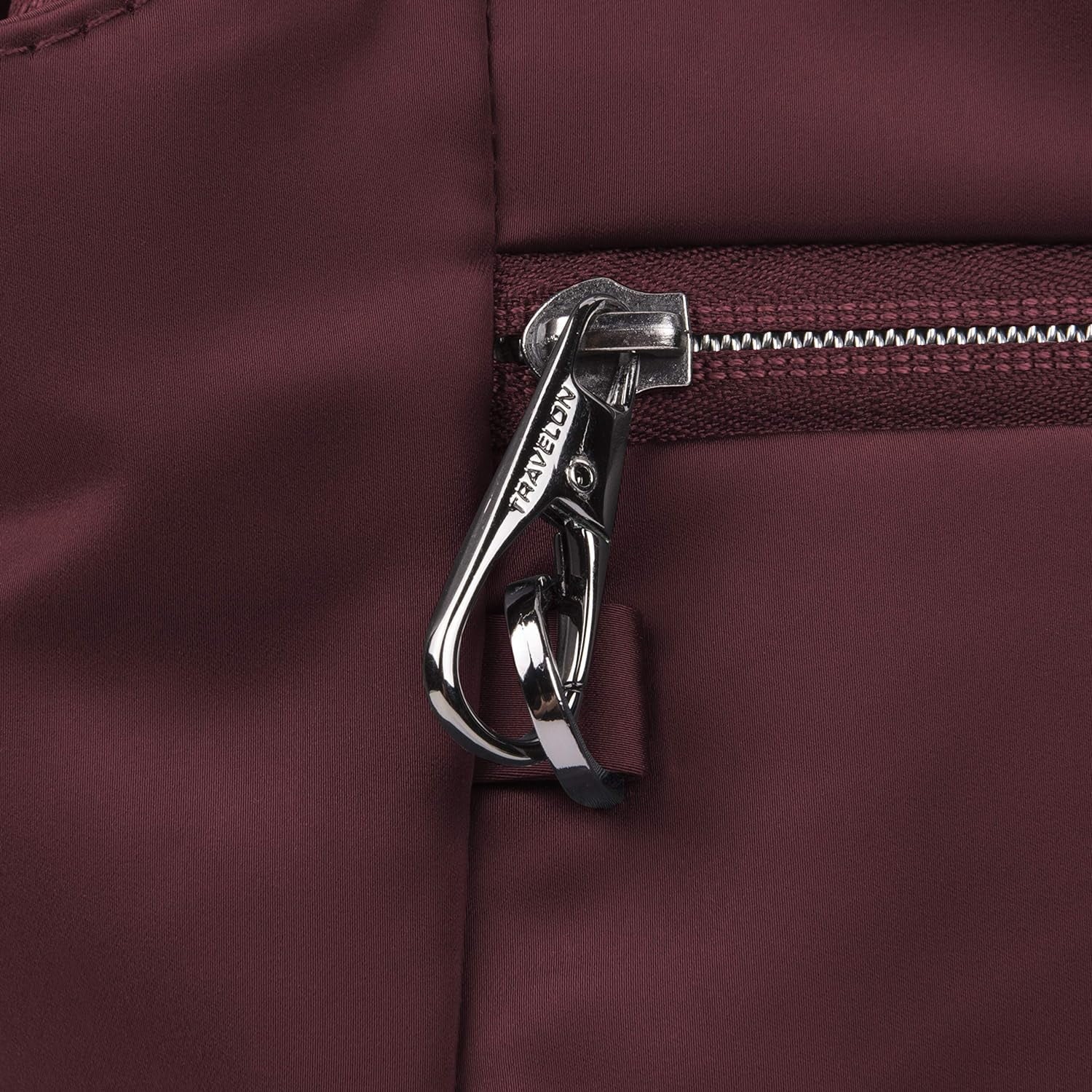 Travelon Parkview Anti-Theft Satchel Crossbody Bag -  Wine