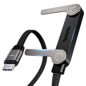 Tech Trendz USB-C Cable & Phone Stand - 2 Colors: Black