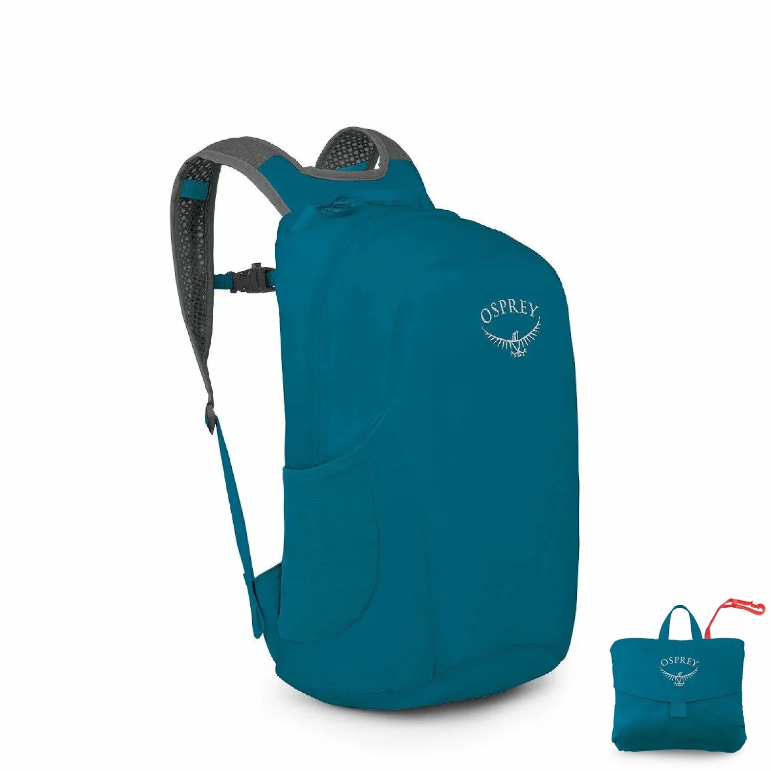 osprey bags return Ultralight Stuff Duffel zippered front pocket with key clip Osprey Ultralight Stuff Duffel -