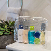 Travelon 1 Quart Zip Top Bag with Bottles - Clear