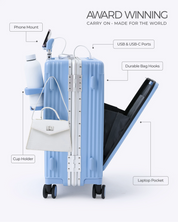 NOBL Travel Carry-On: All-in-One - Ice Blue