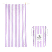 Dock & Bay Cabana Beach Towel XL - Lavender Stripe