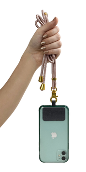 Tech Candy The Hookup Phone Lanyard -Rose Gold