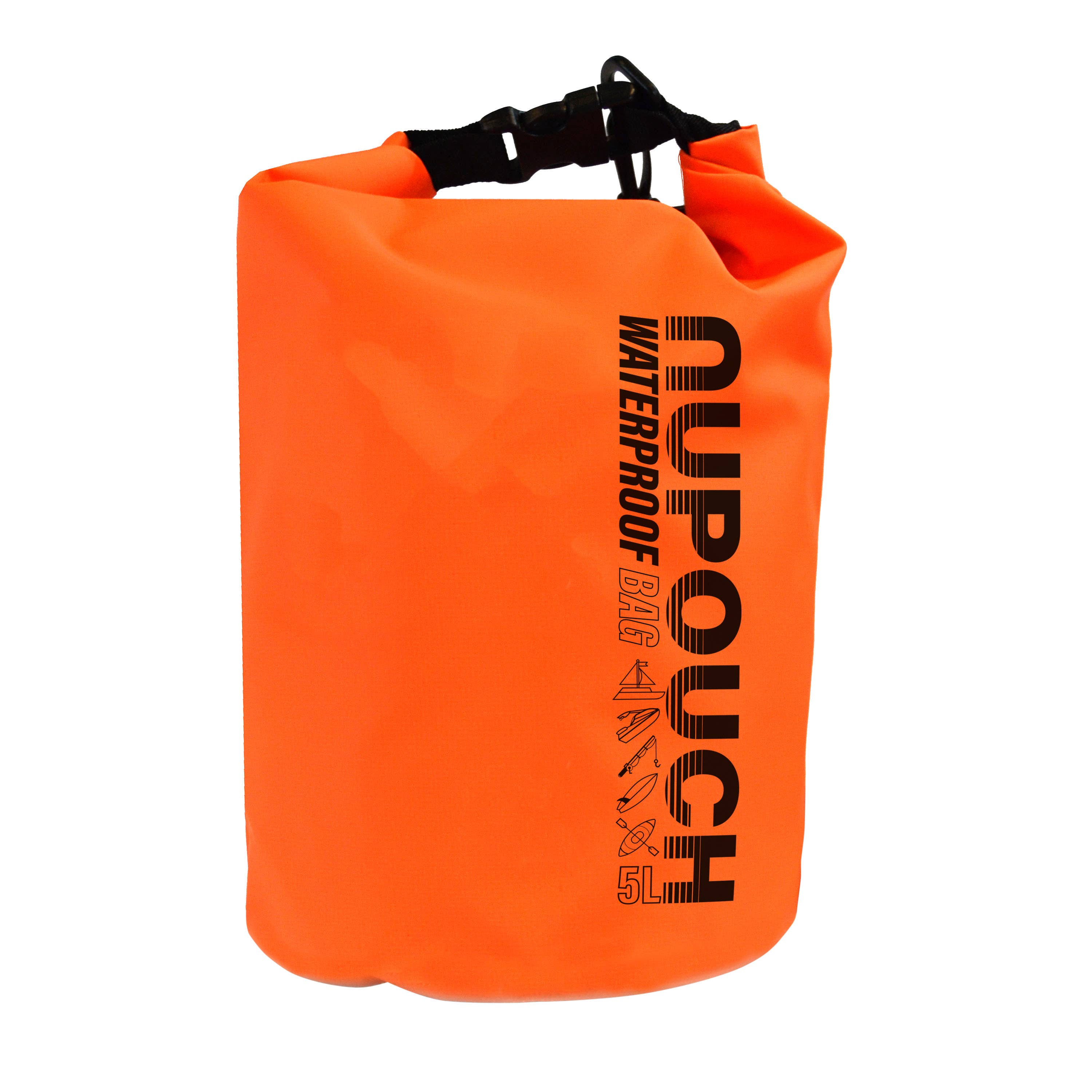 Calla Products NUPOUCH Waterproof Bag Kayak/Canoe/Pool/Beach: 10L - Orange