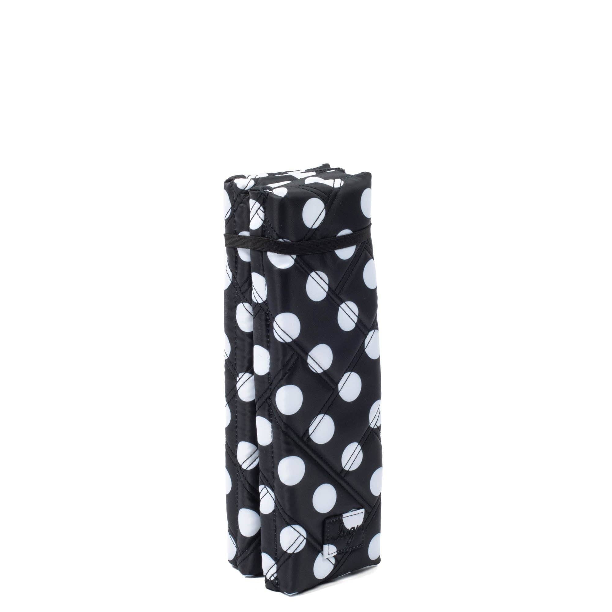 Lug Landing Pad Seat Cushion: BLACK LARGE DOT