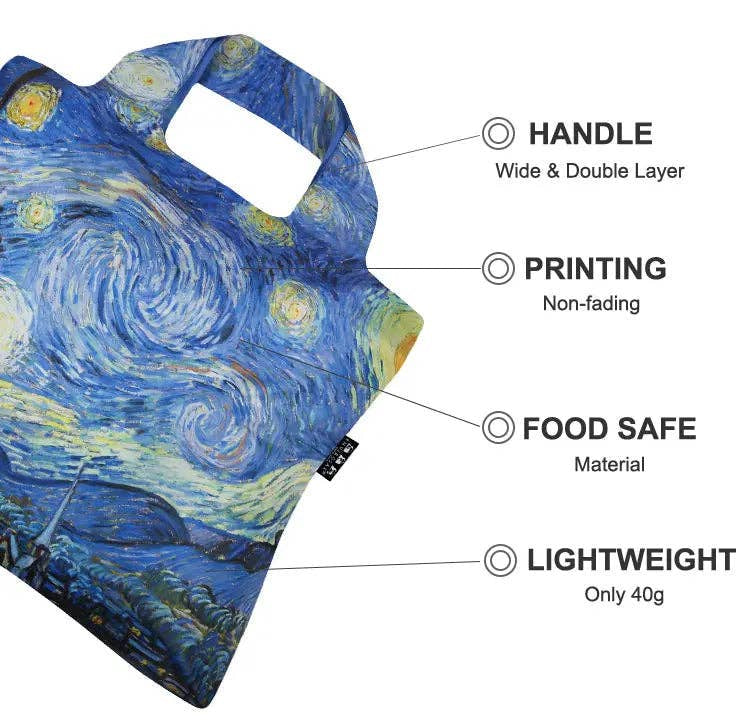 Envirosax Reusable Bag - Van Gogh Bag 2 - The Starry Night