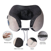 Zummy Rechargeable Neck Pillow Massager - Black