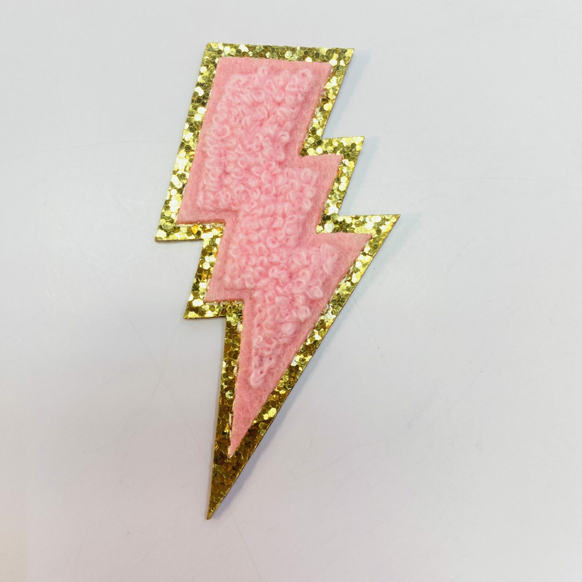 Lightening Bolt Patch -Soft Pink – Irv's Luggage
