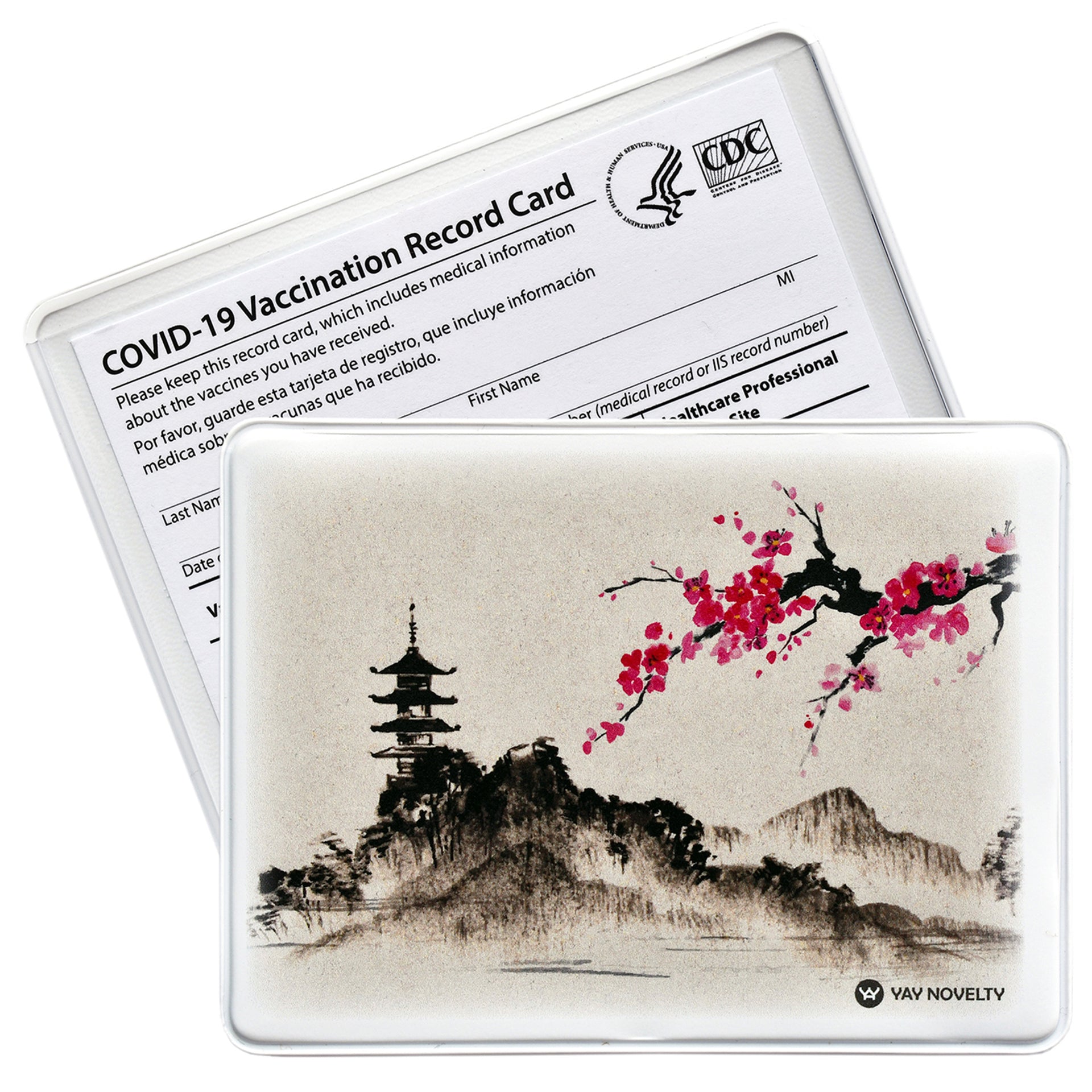 YAY Novelty Vaccination Card Holder / Protector