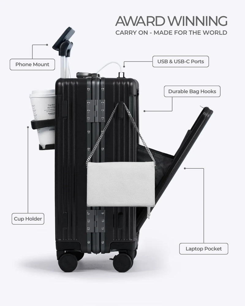 NOBL Travel Carry-On: All-in-One - Jet Black