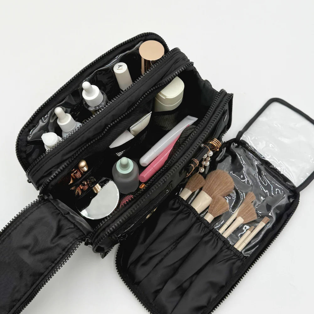 MYTAGALONGS Cosmetic & Jewelry Multiuse Pouch - Black