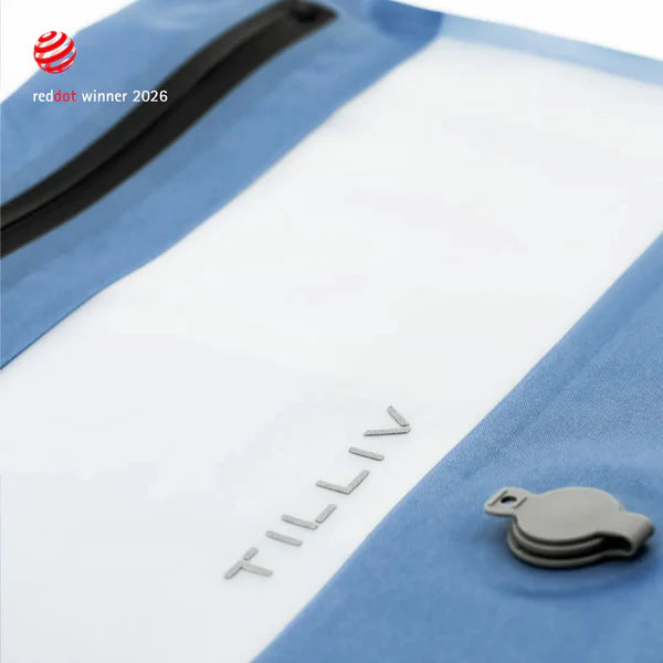TILLIV Compak Large with Zipper Guard -  Steel Blue