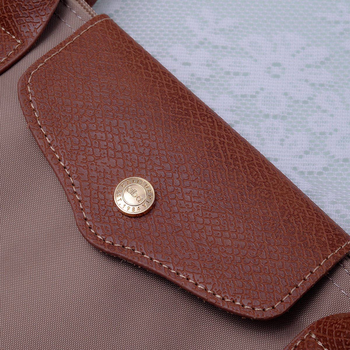 Mimi Dorian 20" Nylon Tote Bag: Ivory