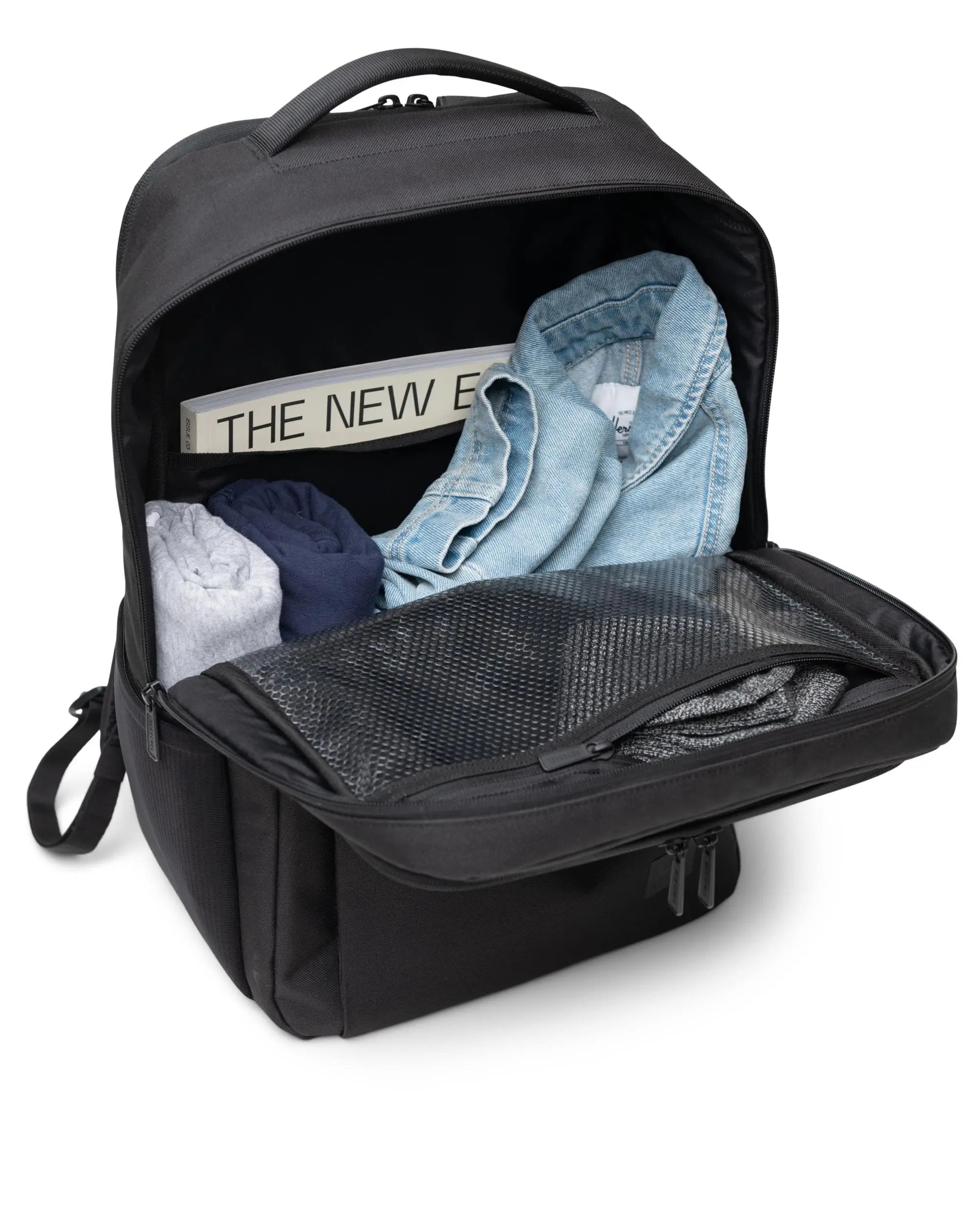 Herschel Supply Kaslo Tech Backpack 30L - Raven Crosshatch