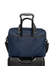TUMI Alpha Expandable Organizer Laptop Brief - Navy