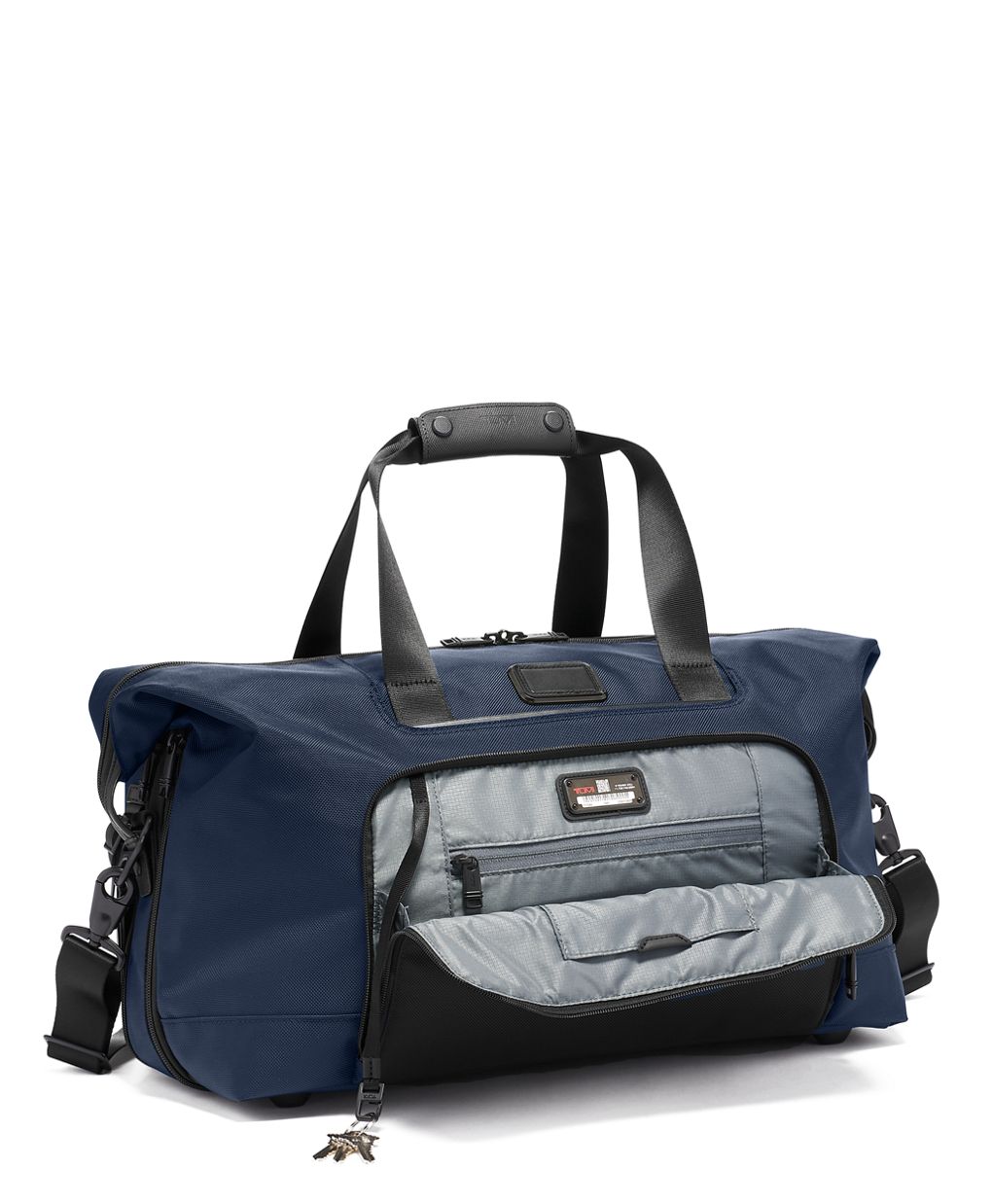 TUMI Alpha 3 Double Expandable Travel Satchel -Navy – Irv's Luggage