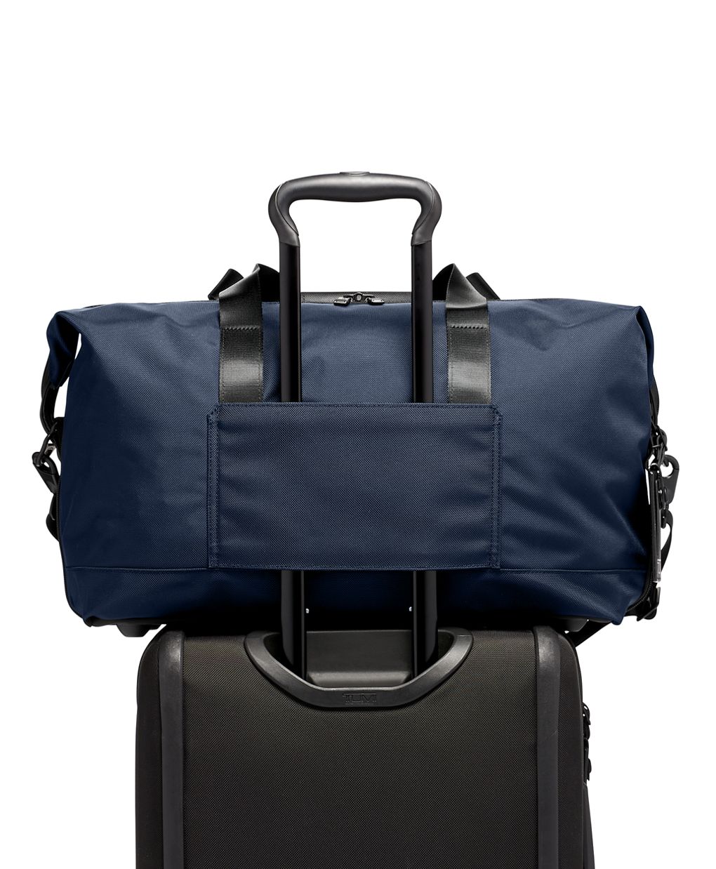 TUMI Alpha 3 Double Expandable Travel Satchel -Navy – Irv's Luggage