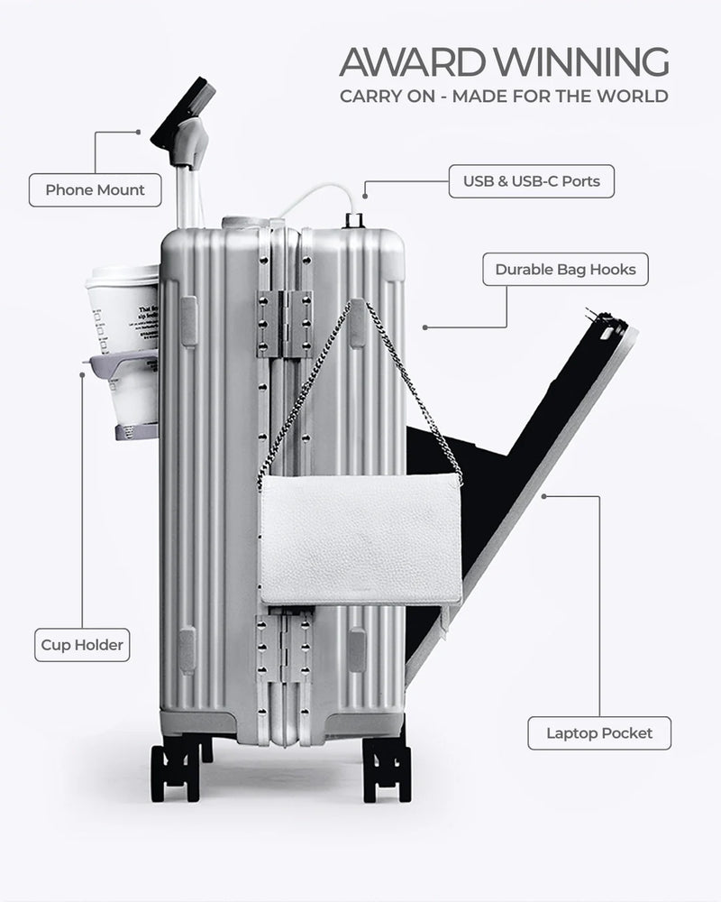 NOBL Travel Carry-On: All-in-One - Silver