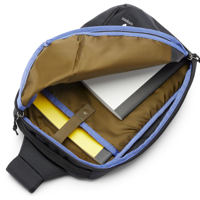 Cotopaxi Todo 8L Sling - Cotopaxi  Black Top View showing inside of bag