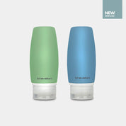 Travelon Set of 2 - 3oz Smart Tubes - Green/Blue
