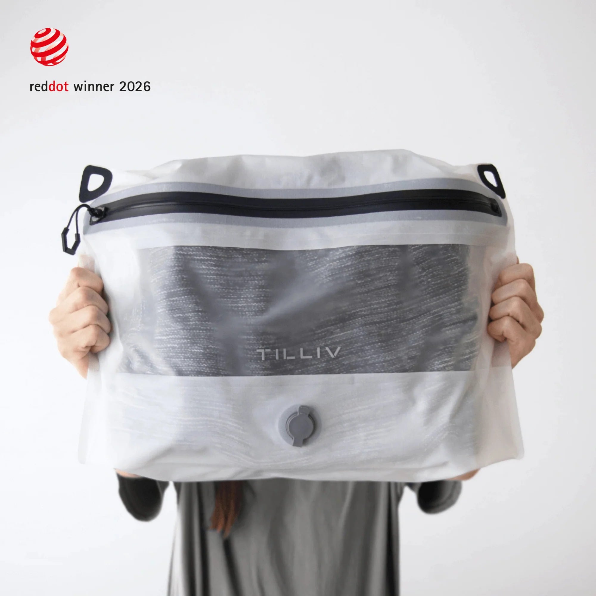 TILLIV Compak Medium with Zipper Guard -  Digital White