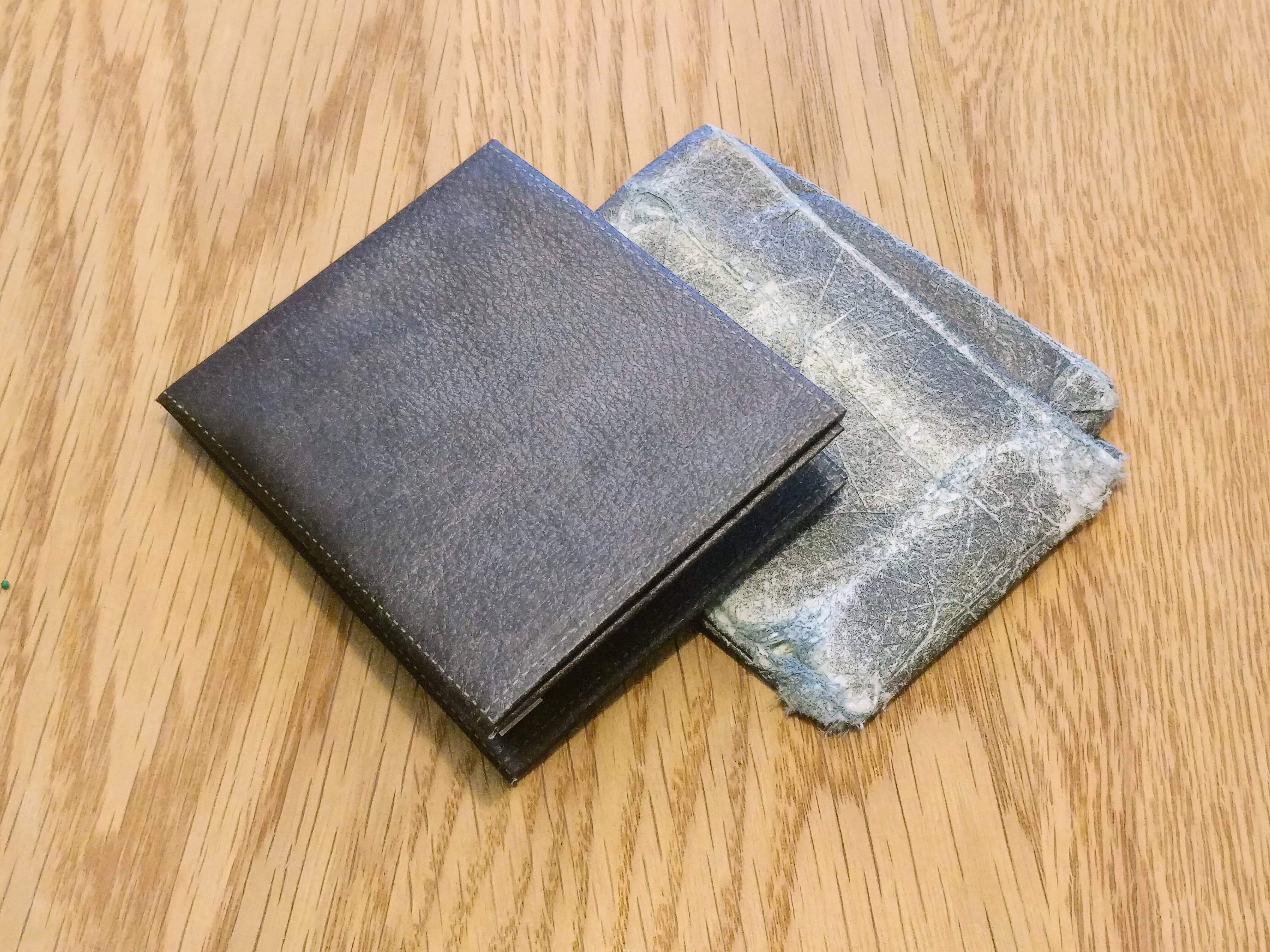 Mighty Wallet Black (faux) Leather Mighty Wallet