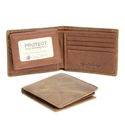 Osgoode Marley ID Passcase Wallet - Distressed Brown