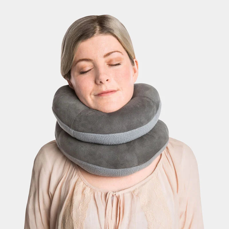 Travelon Deluxe Wrap-N-Rest Travel Pillow - Gray