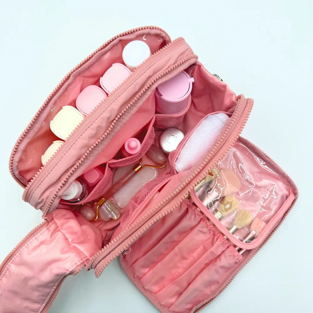 MYTAGALONGS  Cosmetic & Jewelry Multiuse Pouch - Blush