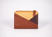 Osgoode Marley RFID Leather Medium Bi-Fold Snap Wallet - Brandy Multi