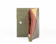 Osgoode Marley RFID Leather Medium Bi-Fold Snap Wallet - Ink Multi