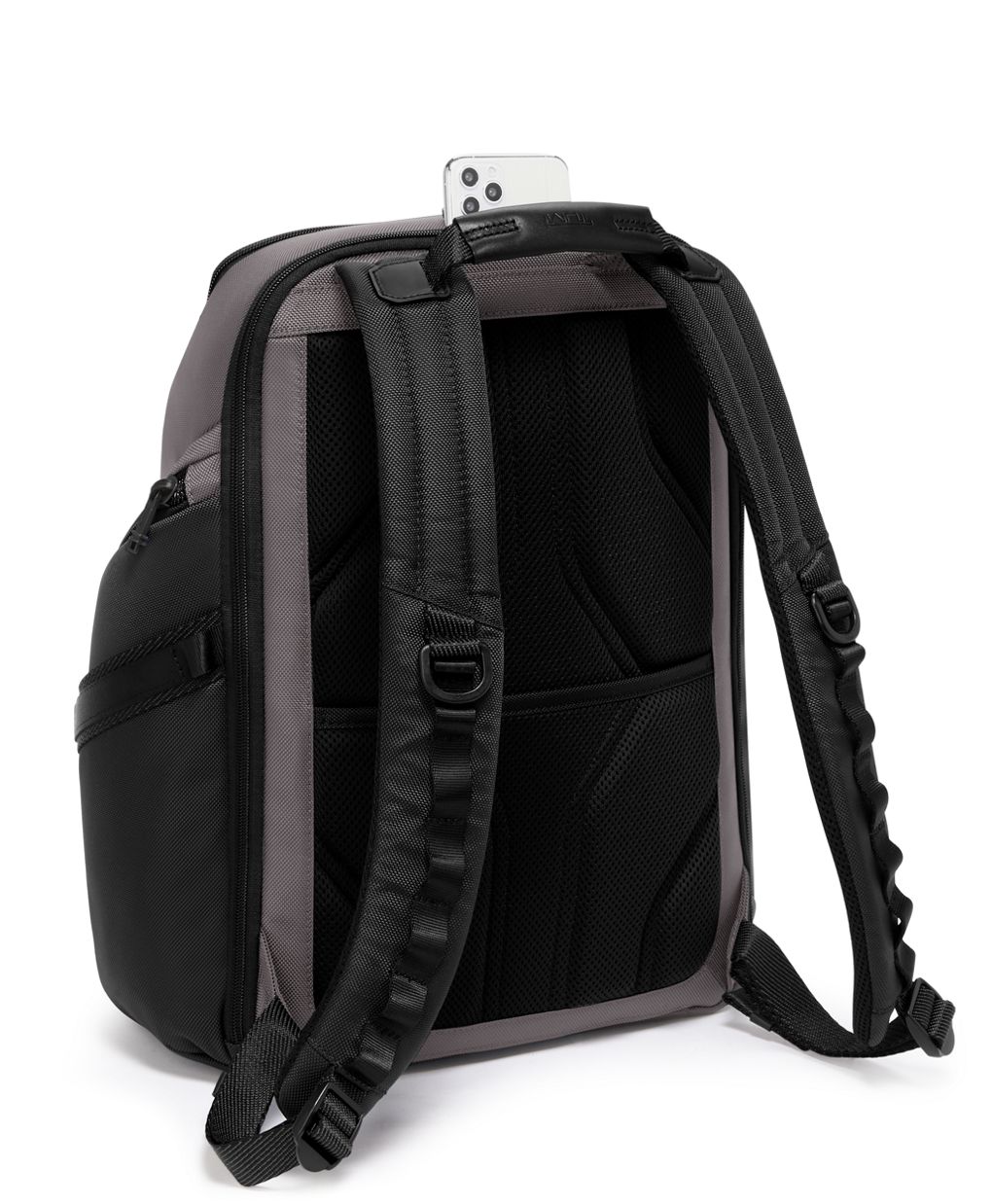 tumi - alpha bravo search backpack - black Custom 1424801041 resistant lining and air vent) Side open pocket Back quick access pocket with hidden magnetic snap TUMI - Alpha Bravo Search