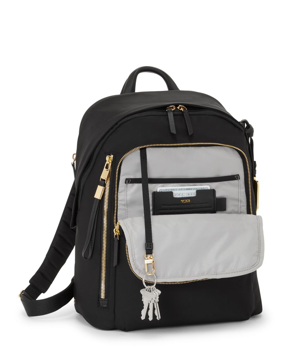 Halsey Backpack, Black/Gold