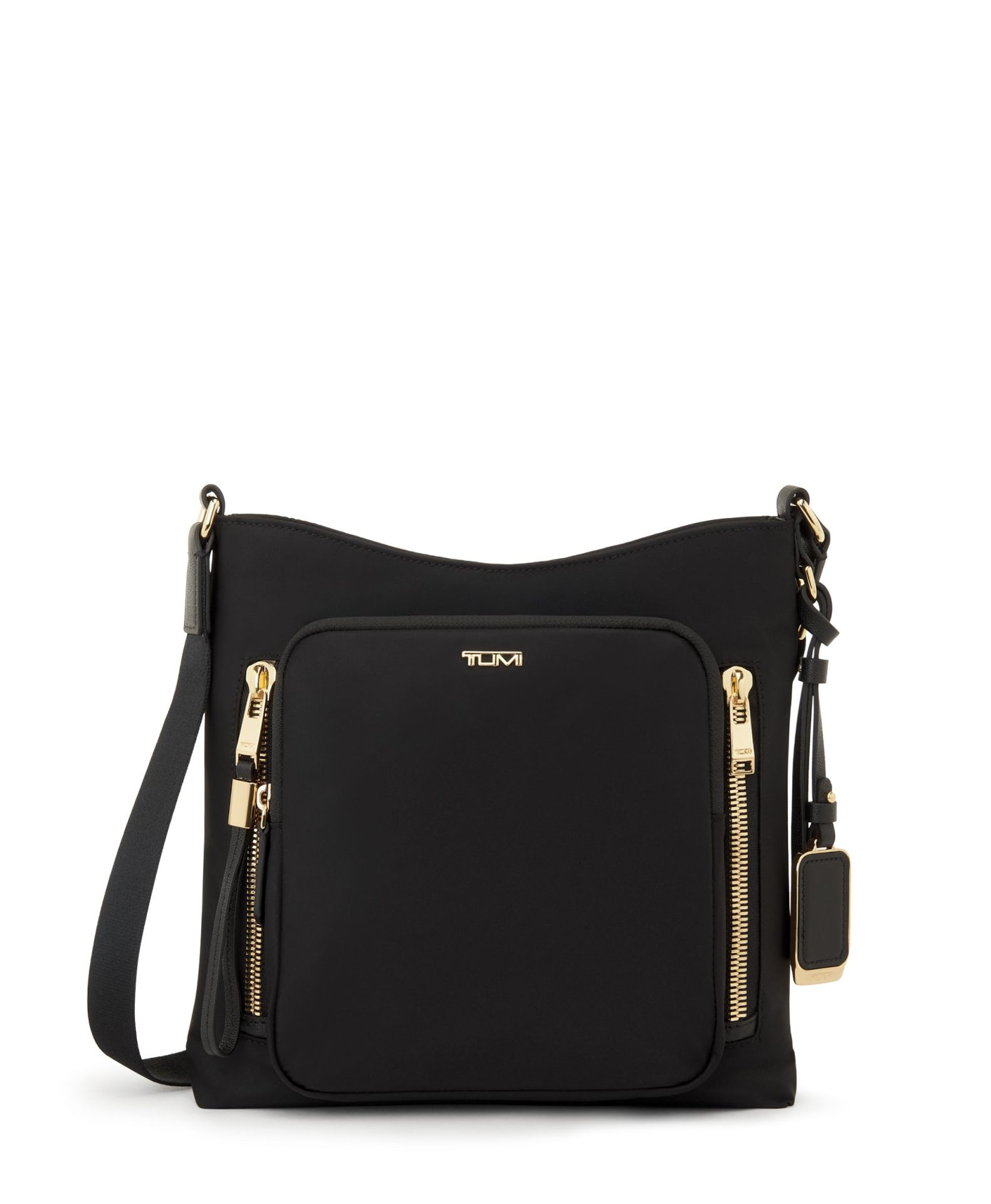 TUMI Voyageur Tyler Crossbody - Black/Gold