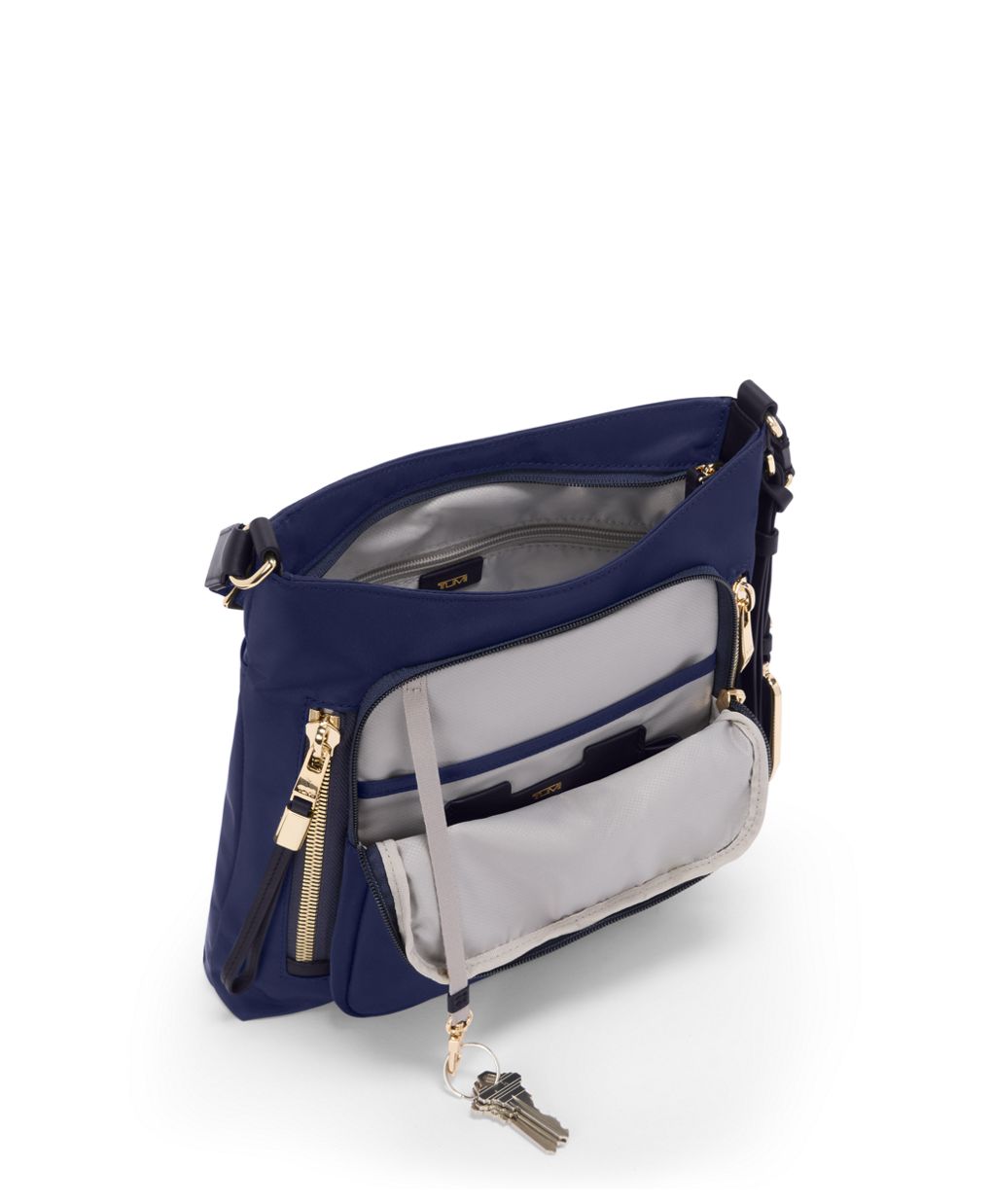 Tumi Voyageur Tyler Crossbody - Indigo/Light Gold