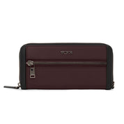 TUMI Voyageur Zip Around Continental Wallet - Deep Plum