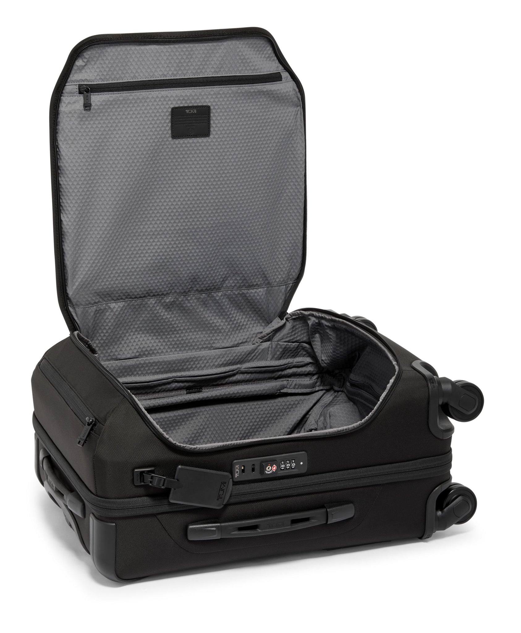 TUMI Alpha Bravo Continental Front Lid Expandable 4 Wheeled Carry-On Irv's Luggage TUMI Alpha Bravo Continental Front Lid Expandable 4 Wheeled Carry-On Irv's Luggage