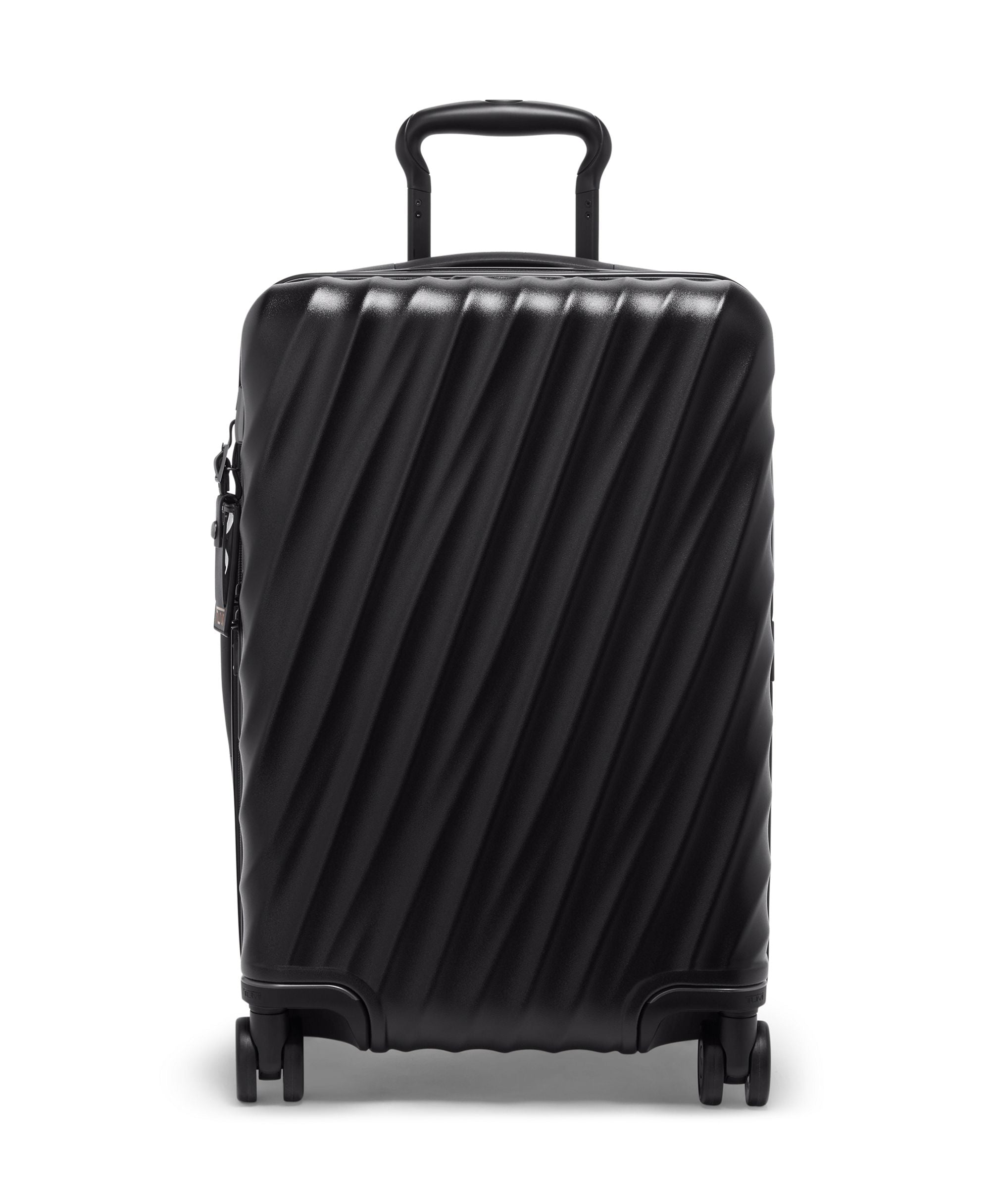 TUMI 19 Degree International Carry On Expandable 4 Wheeled Packing Case -  Black Textured